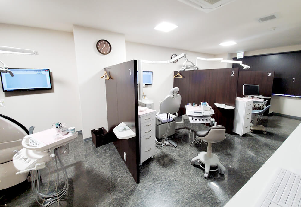 [一般歯科専用ルーム]プライベート感のある治療専用の診療室